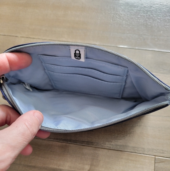 Baggallini Crossbody & Wallet RFID Medium Multi-Compartment Nylon Navy Blue - Picture 3 of 14